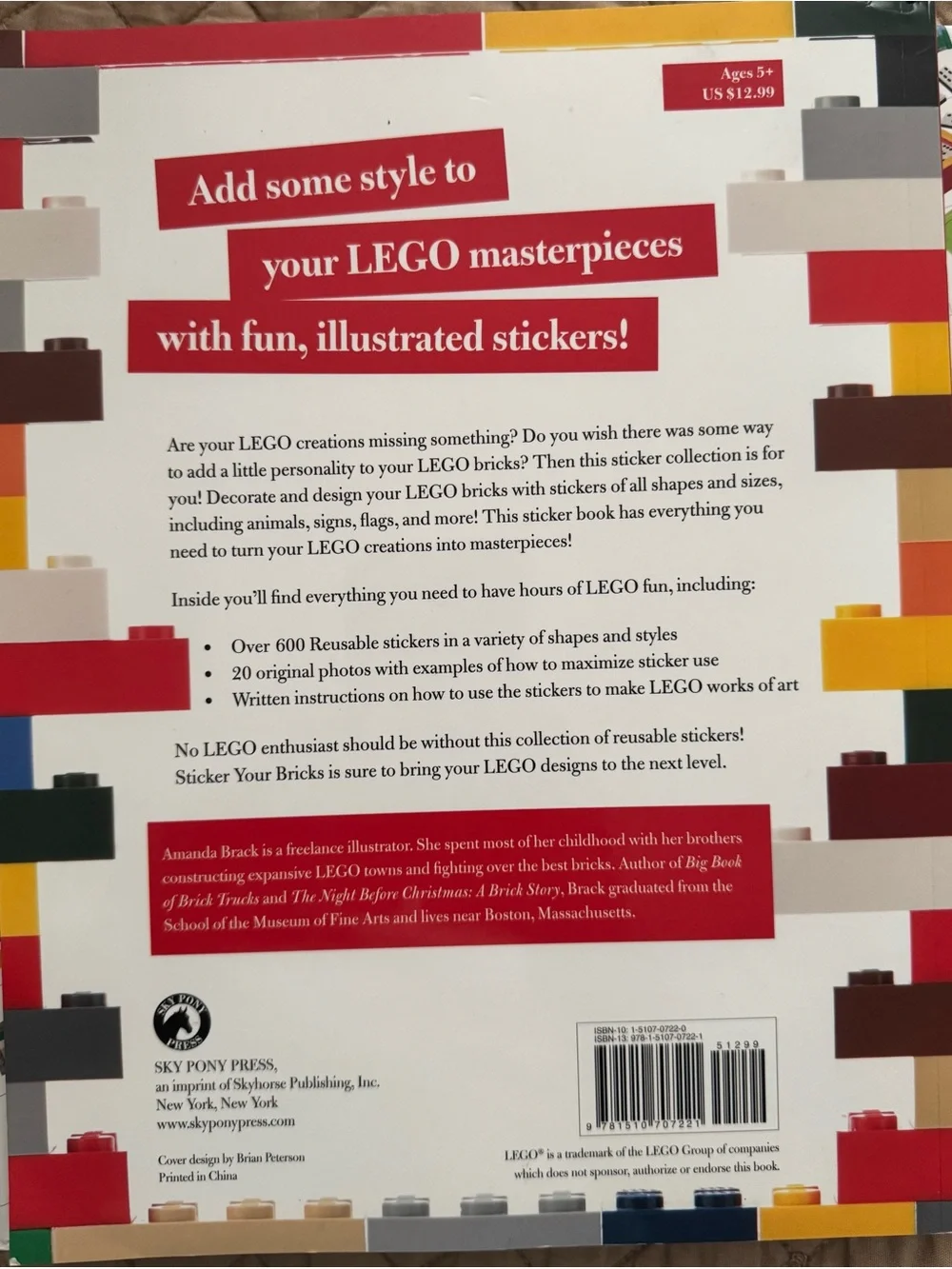 Lego 365 Things to Do With Bricks Activity Book, Lego Sticker Book, 2 Lego mugs
